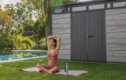 Signature 11x7 Storage Shed - Storm Grey