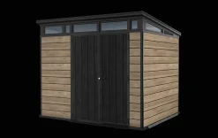 Signature 9x7 Storage Shed - Ashwood Brown