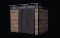 Signature 9x7 Storage Shed - Walnut Brown