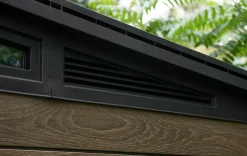 Signature 9x7 Storage Shed - Walnut Brown