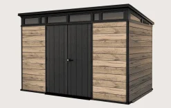 Signature 11x7 Storage Shed - Pine Brown