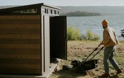 Signature 11x7 Storage Shed - Walnut Brown