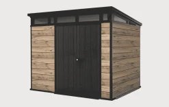 Signature 9x7 Storage Shed - Pine Brown