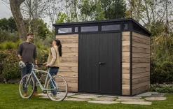 Signature 9x7 Storage Shed - Pine Brown