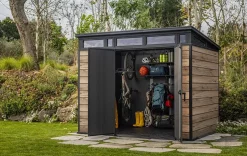 Signature 9x7 Storage Shed - Pine Brown
