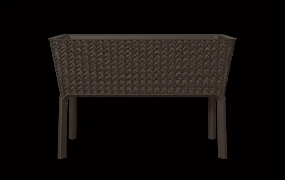 Splendor 31.7 Gallon Elevated Garden Bed - Brown