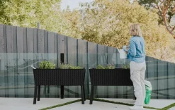 Splendor 31.7 Gallon Elevated Garden Bed - Graphite