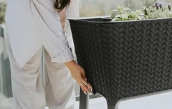 Splendor 31.7 Gallon Elevated Garden Bed - Graphite