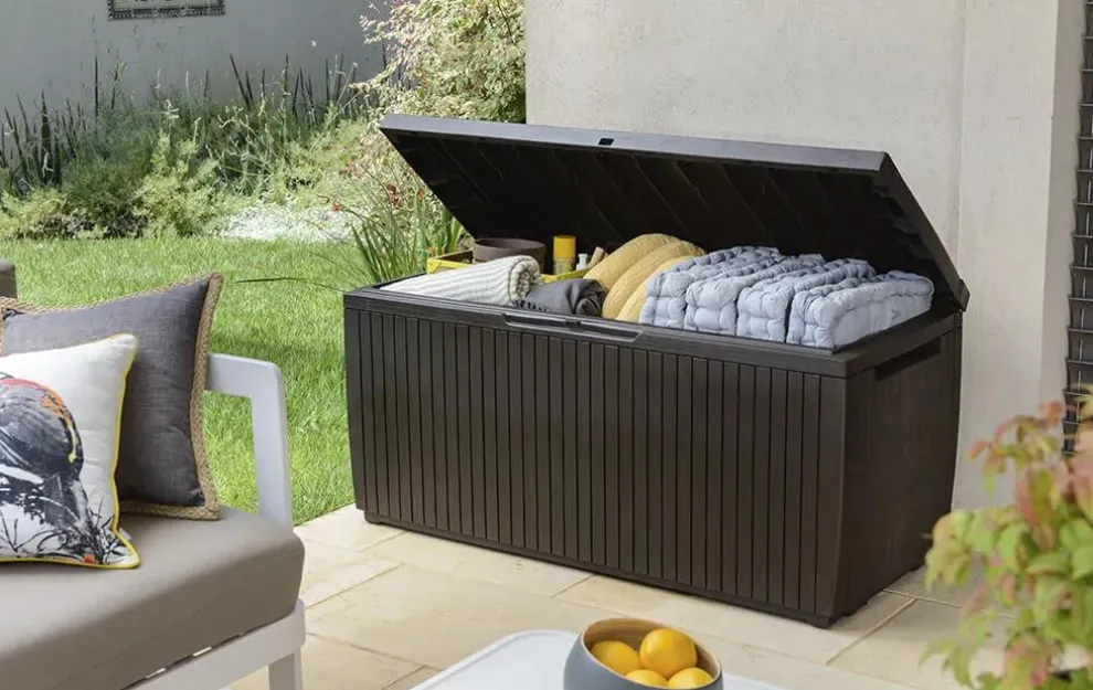 Springwood 80 Gallon Deck Box - Brown