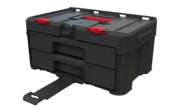 Stack & Roll 2 Drawer Tool Box - Black