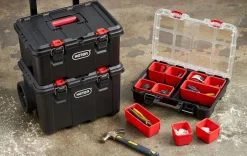 Stack & Roll Tool Storage System - Black