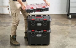 Stack & Roll Tool Storage System - Black