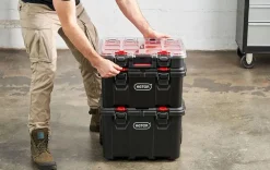 Stack & Roll Tool Storage System - Black