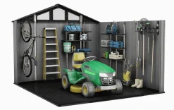 Stronghold 10x11.5 Storage Shed - Graphite