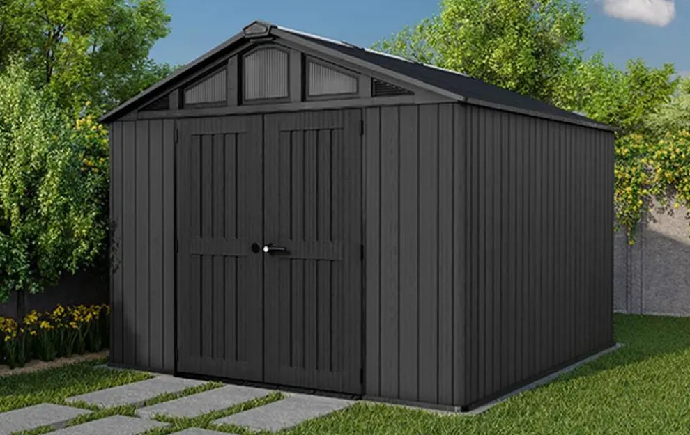 Stronghold 10x11.5 Storage Shed - Graphite