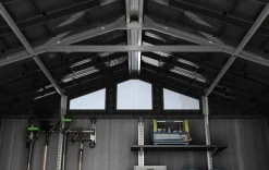 Stronghold 10x11.5 Storage Shed - Graphite