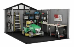 Stronghold 10x15 Storage Shed - Graphite