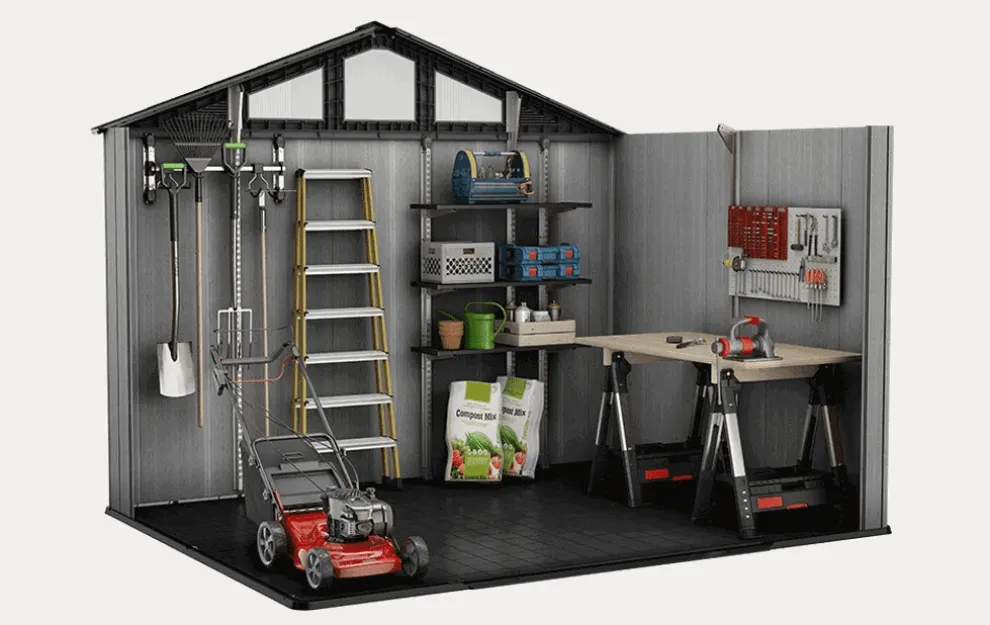 Stronghold 10x8 Storage Shed - Graphite