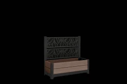 Tulip 26 Gallon Privacy Screen Planter - Brown