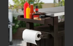 Unity XL Outdoor Kitchen Cart with Storage - Brown