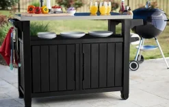 Unity XL Outdoor Kitchen Cart with Storage - Graphite
