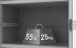 Utility Garage Storage Cabinet - Smoky White