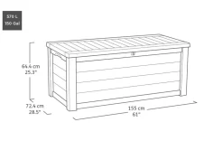 Westwood 150 Gallon Deck Box - Taupe